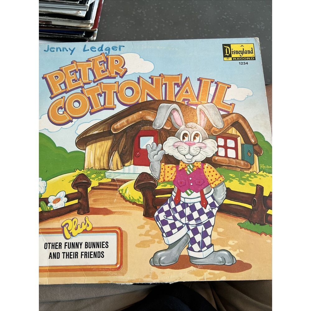WALT DISNEY PETER COTTONTAIL 1234 LP VINYL RECORD